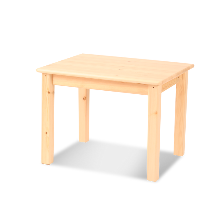 Leo Kinder Tisch | Spieltisch | Kiefer Massivholz | 100% Bio Massivholz