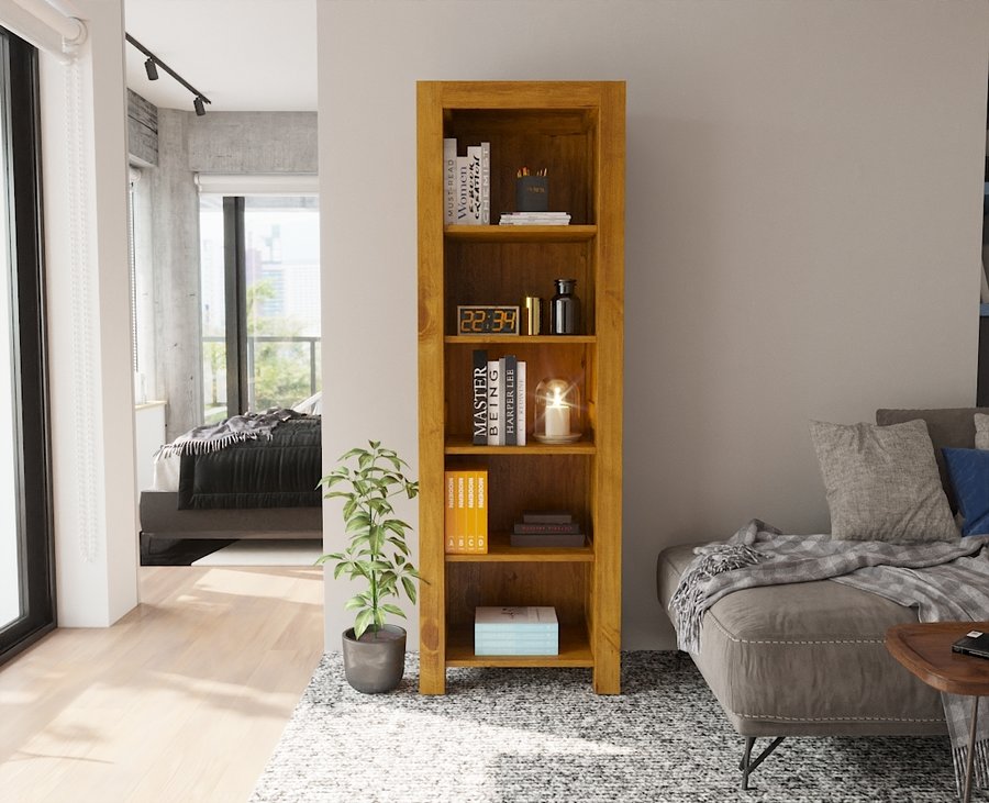 Handgefertigtes Bücherregal Birke – Zeitloses Design für Ihr Zuhause – Kiefer Massivholz