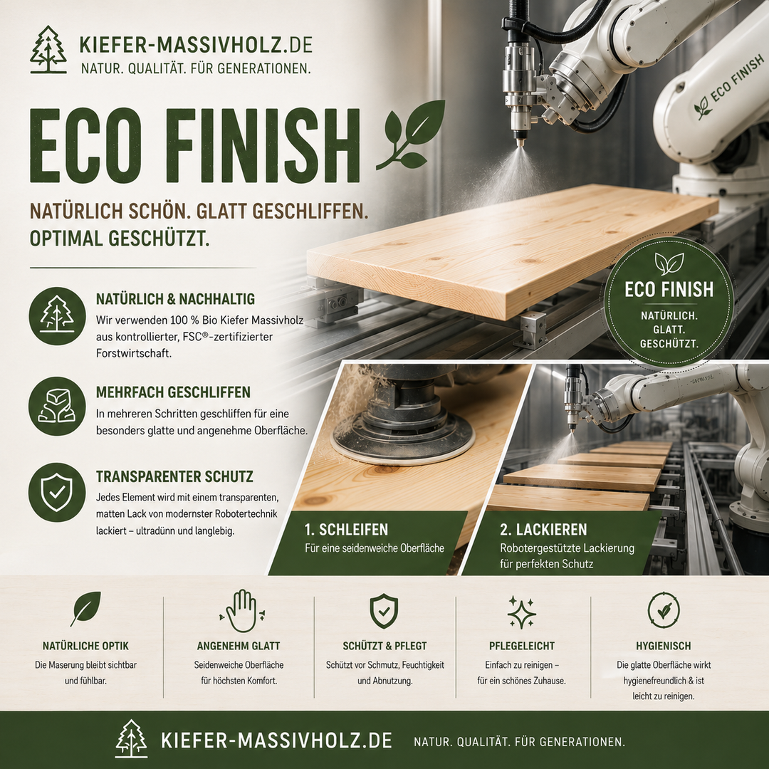 WAS IST ECO-FINISH? - Kiefer Massivholz