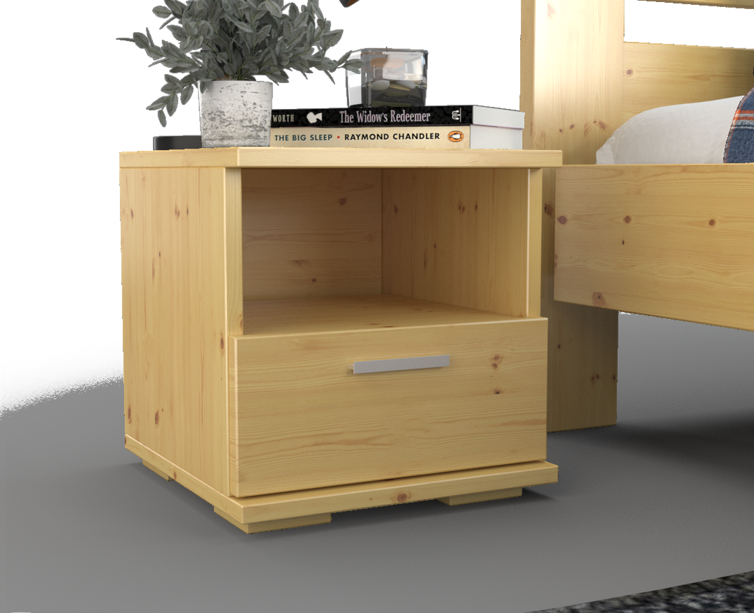 Kiefer Massivholz Nachttisch – Bio Kiefer im natürlichen Design