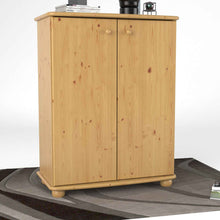 Anika Kommode Sideboard Bio Kiefer | 2-türig mit Kleiderstange | Nachhaltige Möbel