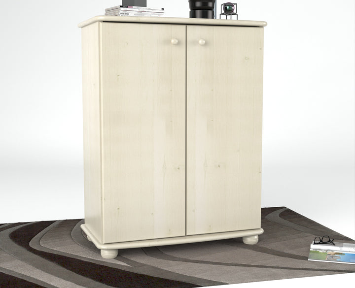 Anika dresser sideboard | with clothes rail | 2-door | 100% organic pine