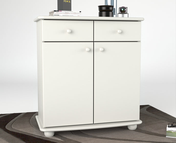 Anika dresser sideboard | Sideboard | 2 drawers 2 doors 2 shelves | 100% organic pine solid wood