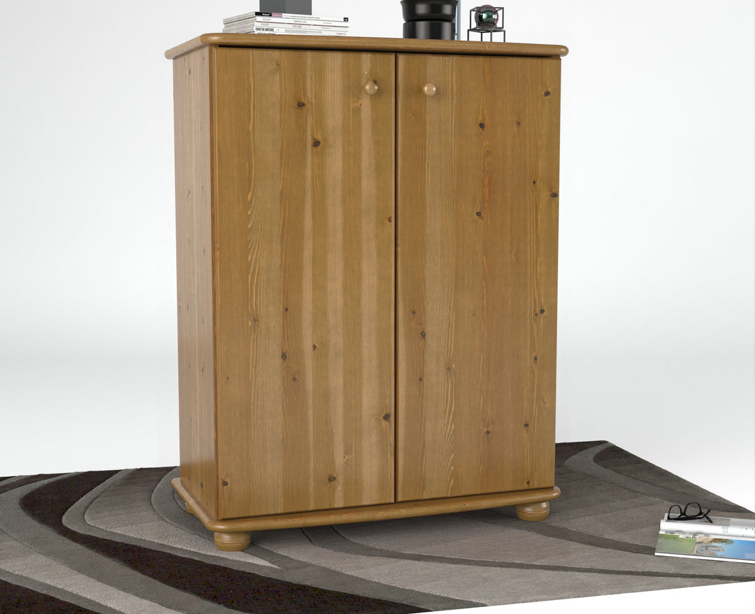 Anika dresser sideboard | with clothes rail | 2-door | 100% organic pine
