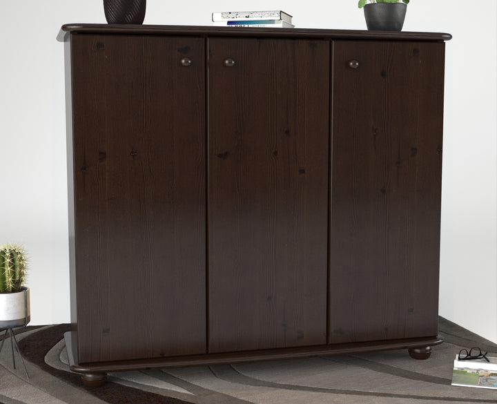 Anika dresser sideboard 110 | Sideboard | 3 doors with shelves | 100% organic pine solid wood