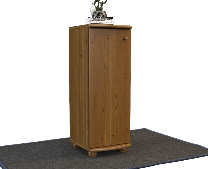 Anika solid pine chest of drawers | 1-door | 3 shelves | 100% organic pine