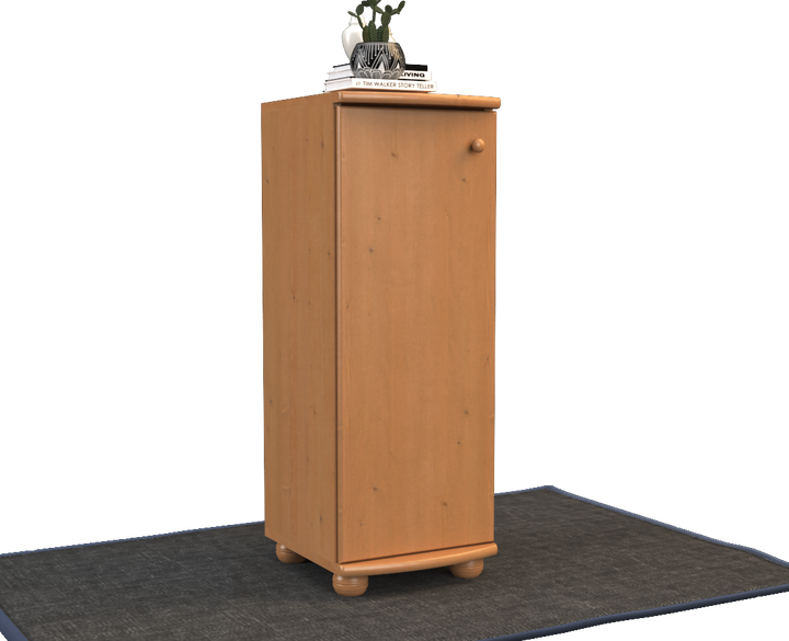 Anika solid pine chest of drawers | 1-door | 3 shelves | 100% organic pine