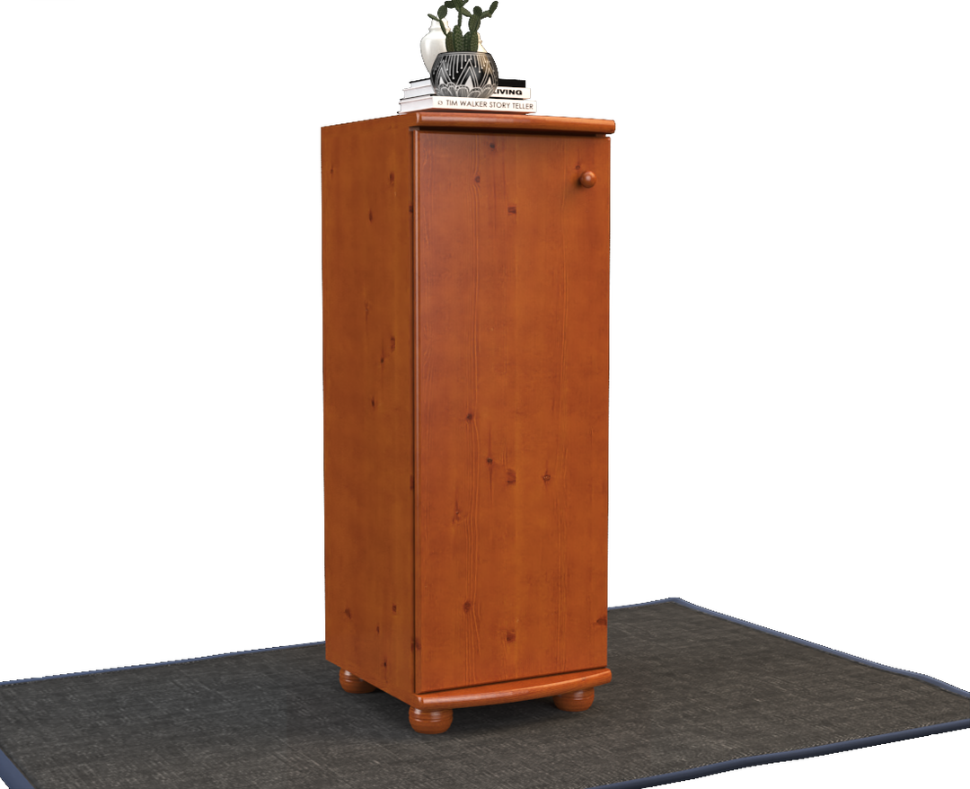Anika solid pine chest of drawers | 1-door | 3 shelves | 100% organic pine
