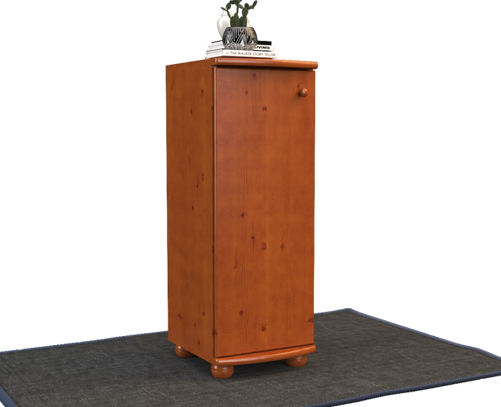 Anika solid pine chest of drawers | 1-door | 3 shelves | 100% organic pine