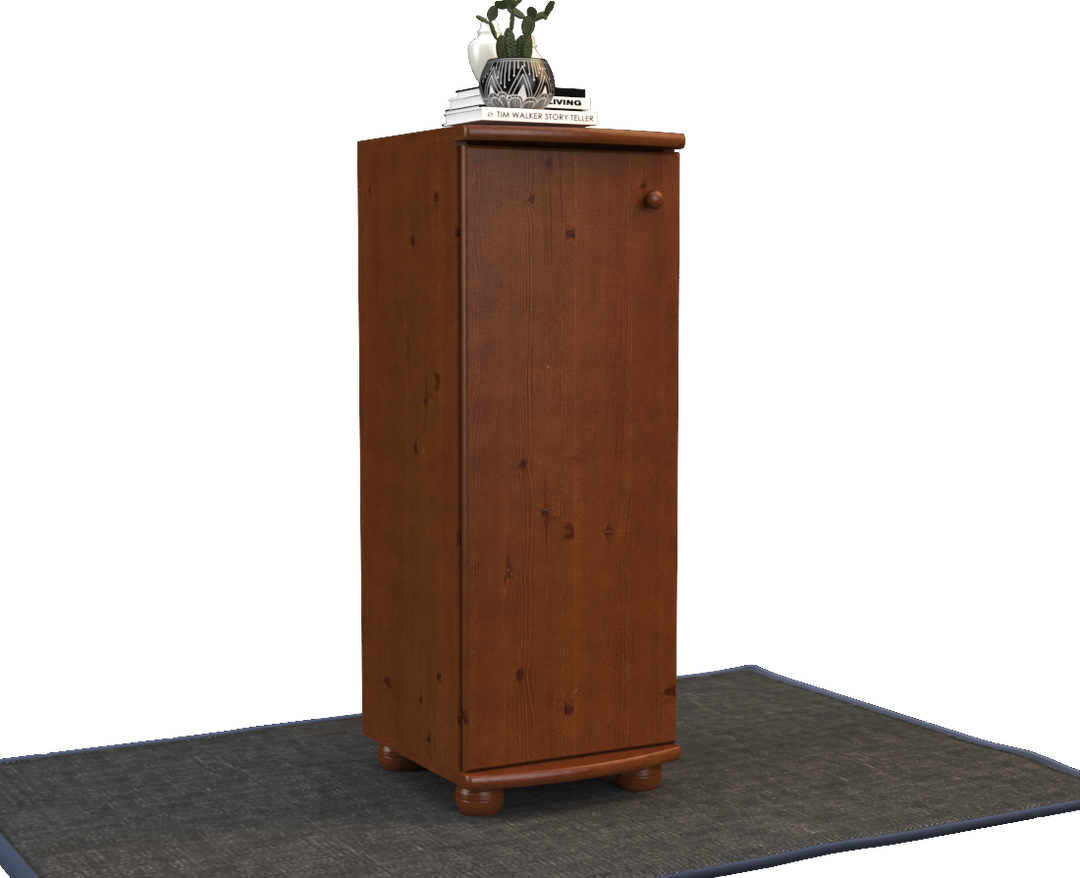 Anika solid pine chest of drawers | 1-door | 3 shelves | 100% organic pine