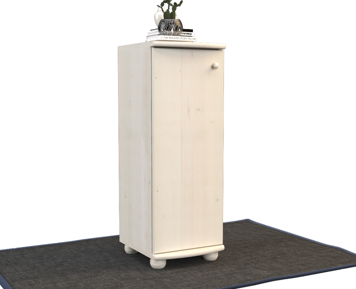 Anika solid pine chest of drawers | 1-door | 3 shelves | 100% organic pine