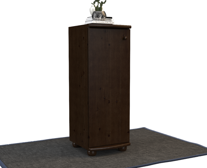 Anika solid pine chest of drawers | 1-door | 3 shelves | 100% organic pine