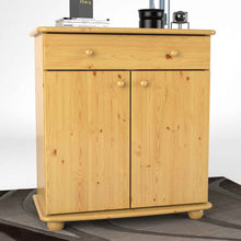Anika solid pine chest of drawers | 2-door 1-drawer | 100% organic pine