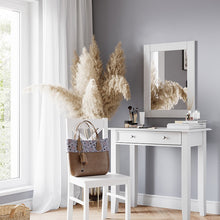 Bologna Elegant Solid Wood Pine Dressing Table | color white