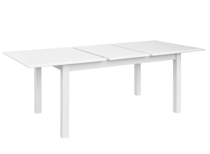 Bologna Elegant solid wood pine extendable dining table 150/197cm | color white