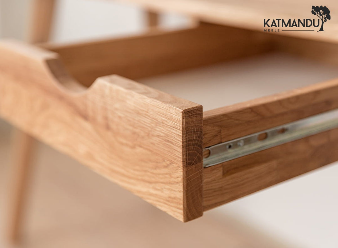 Savona solid wood oak table desk 120cm