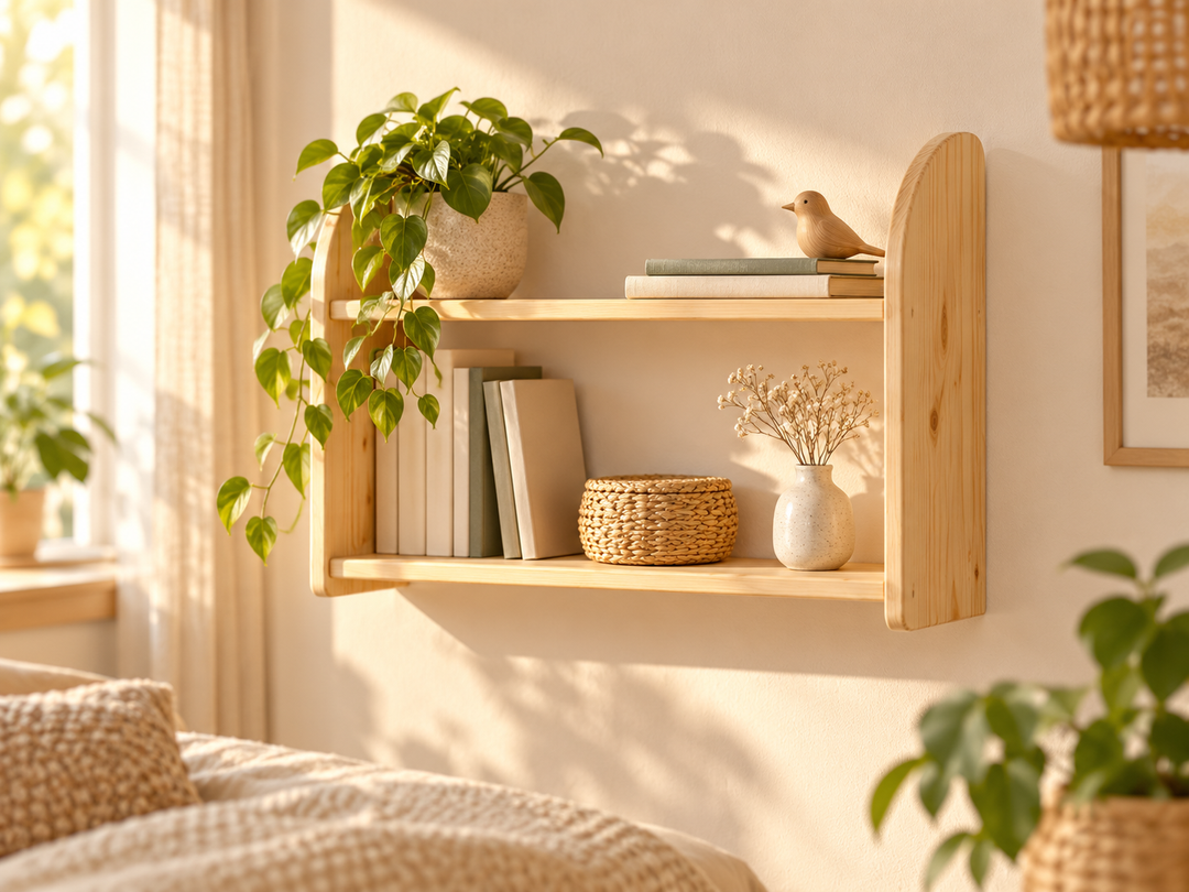 kiefer_massivholz_Eva Bücherregal Kiefer Massivholz 2er Set – Natur
