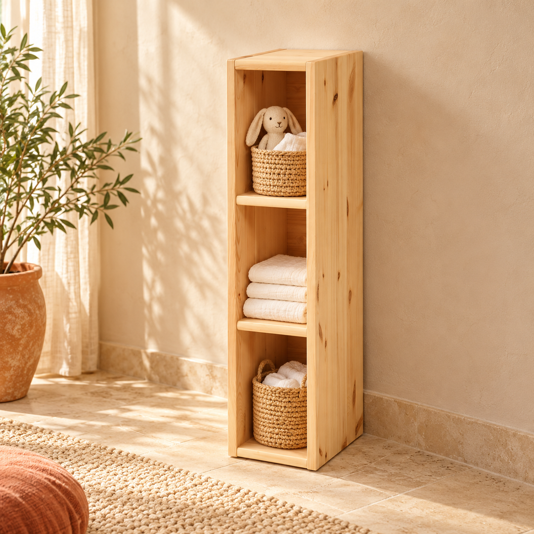 kiefer_massivholz_Vanessa Wickelkommode Kiefer Massivholz - Regalelement aus Holz – Natur