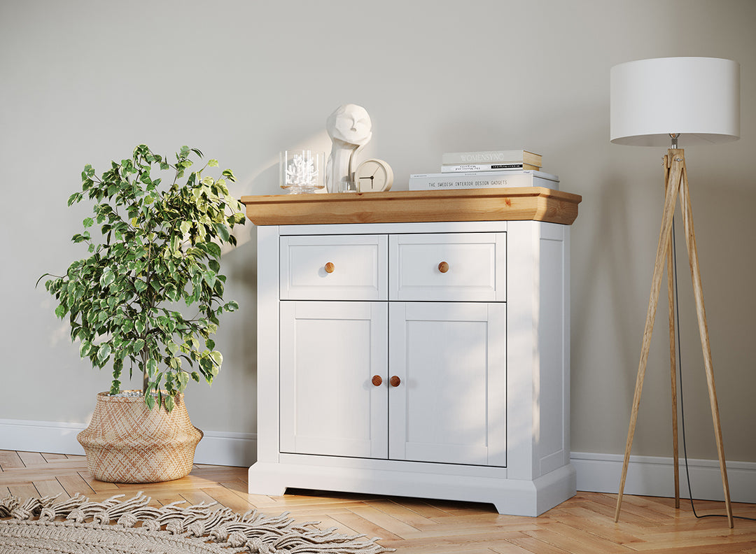 Milano Elite Solid Wood Pine Drawer Dresser 2.2 | Color white/pine