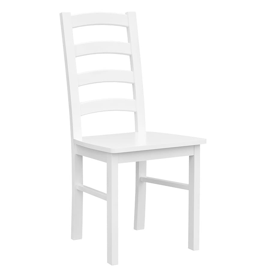 Bologna Elegant Solid Wood Chair 01 | color white