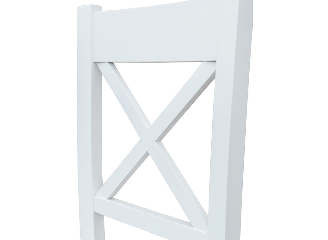 Bologna Elegant Solid Wood Chair 22 | Color white - oak