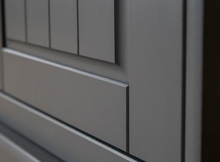 Massivholz Kommode Graphit Eiche