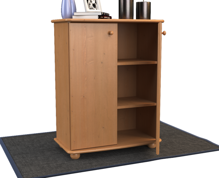 Anika chest of drawers 110 | Sideboard | Sideboard | 2 doors with shelves | 100% organic pine solid wood