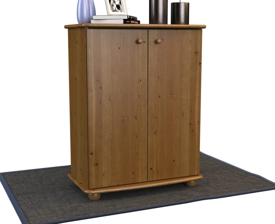 Anika chest of drawers 110 | Sideboard | Sideboard | 2 doors with shelves | 100% organic pine solid wood