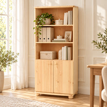 Claudia Büroschrank Aktenschrank aus Bio Kiefer | 2-Türig mit 3-Regalfächern