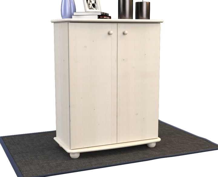 Anika chest of drawers 110 | Sideboard | Sideboard | 2 doors with shelves | 100% organic pine solid wood