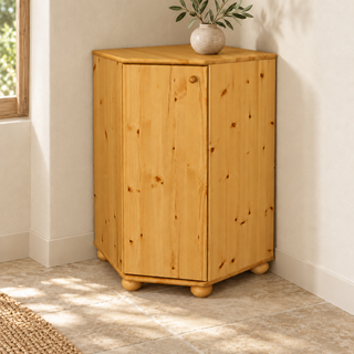 Anika Eckkommode – Natur – Türanschlag links im Wohnraum
