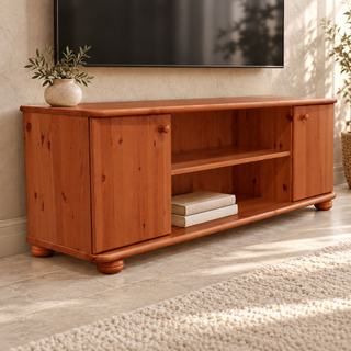 kiefer_massivholz_Leo TV-Lowboard Bio Kiefer Massivholz 131/151/171 – 100% nachhaltig und stilvoll kirsch