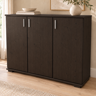 Nobis No-15-195 – Wenge, Massivholzkommode im sonnigen Wohnambiente