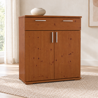 Nobis No-15-201 – Kirsch, Massivholzkommode im sonnigen Wohnambiente