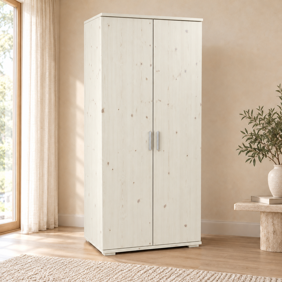 Nobis wardrobe234 – Weiß, im sonnigen Wohnambiente