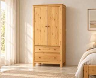 kiefer_massivholz_Silage Kleiderschrank Premium – Natur