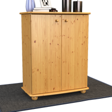 Anika Kommode 110er | Sideboard | Anrichte | 2-Türig mit Regalfächer | 100% Bio Kiefer Massivholz