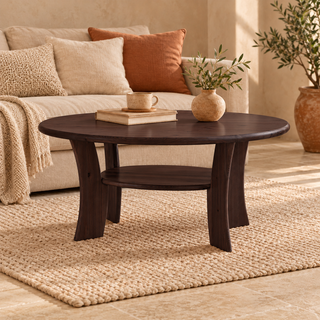 Bio Kiefer Couchtisch – Vanessa: Natürlich & Stilvoll für Ihr Wohnzimmer – wenge – Wohnambiente