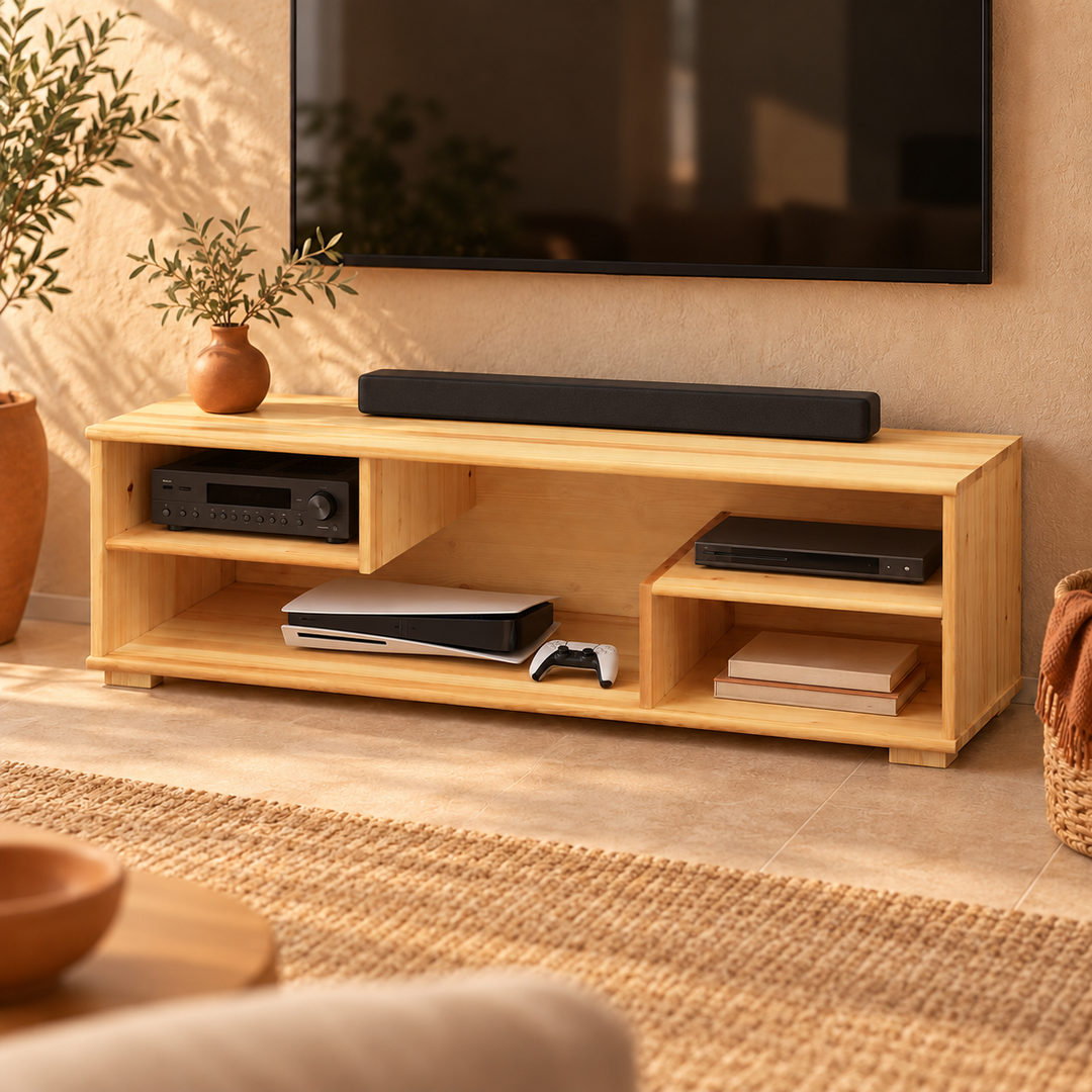 kiefer_massivholz_Vanessa TV-Schrank Kiefer Massivholz – Natur