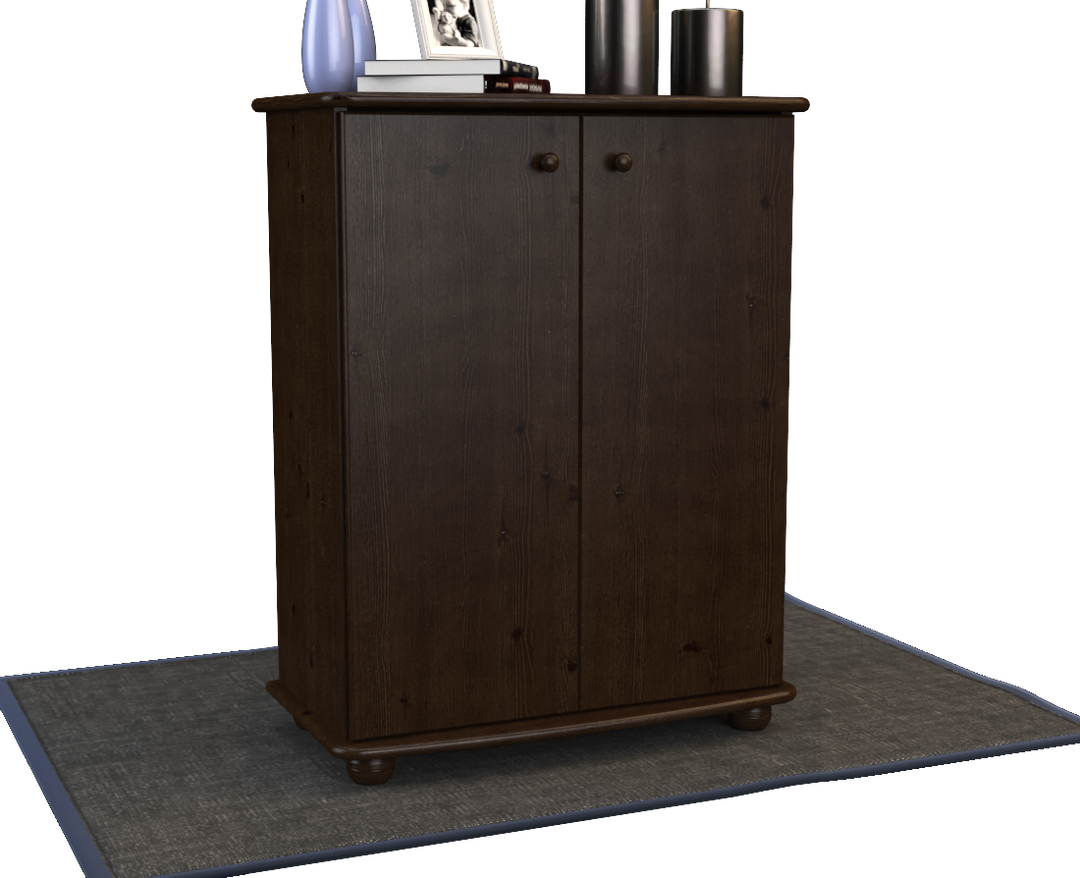 Anika chest of drawers 110 | Sideboard | Sideboard | 2 doors with shelves | 100% organic pine solid wood