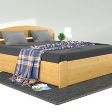 Anika pine bed with bed box | solid wood | natural wood | 100% organic bed including slatted frame