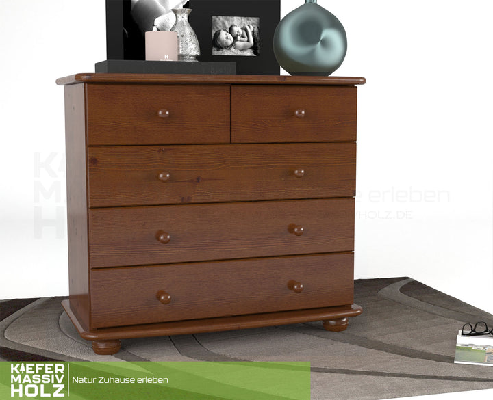 Claudia dresser sideboard | Sideboard | 3-XL drawers and 2-small | 100% organic solid wood