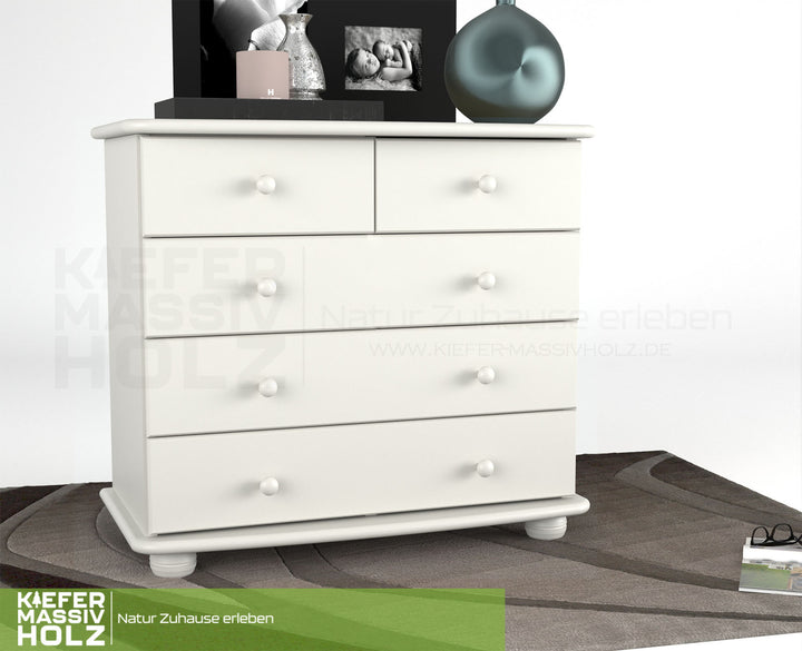 Claudia dresser sideboard | Sideboard | 3-XL drawers and 2-small | 100% organic solid wood