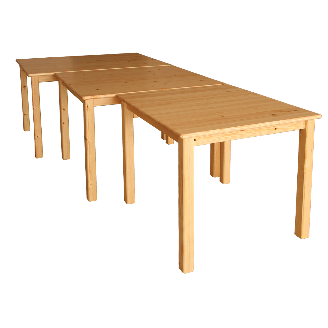 Leo dining table 80-100-120-160-180 cm | 100% organic pine solid wood