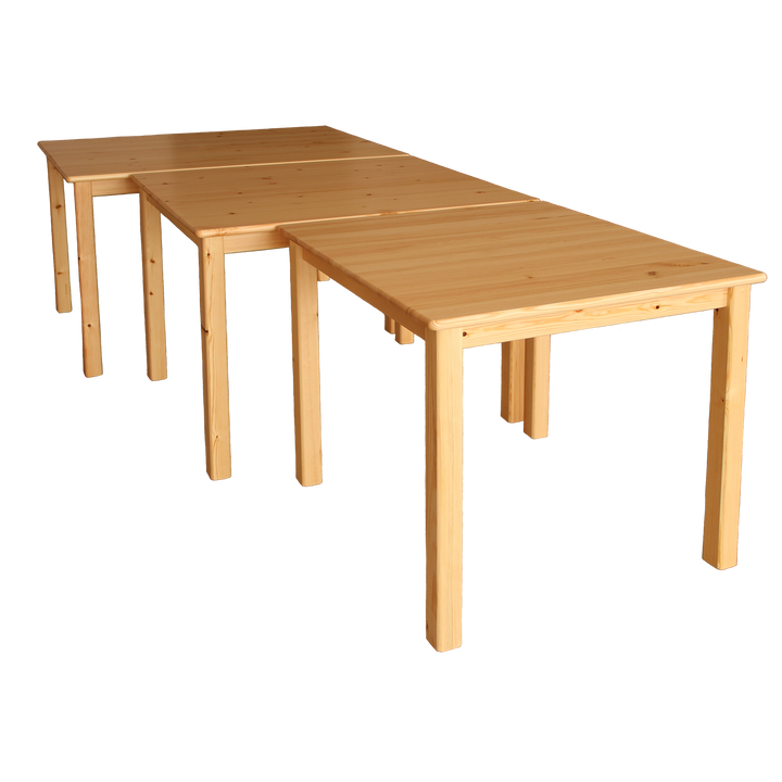 Leo dining table 80-100-120-160-180 cm | 100% organic pine solid wood