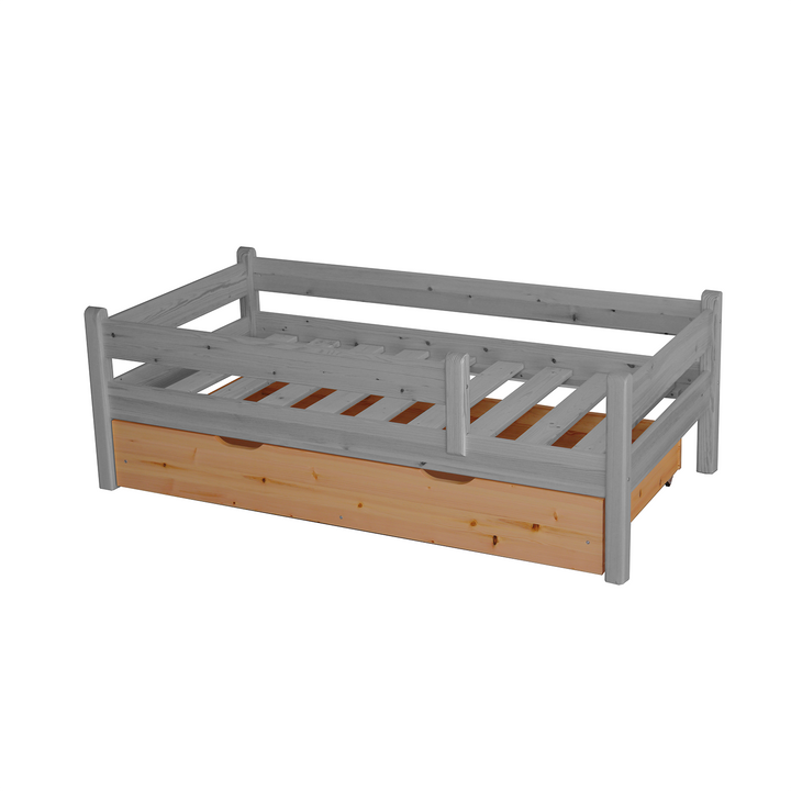 Bed box Markus cot 80x160cm | pine solid wood | natural wood | 100% organic bed