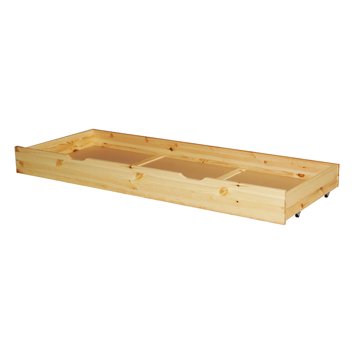 bed drawer | 3/4 length | solid wood | natural wood | 100% organic bed