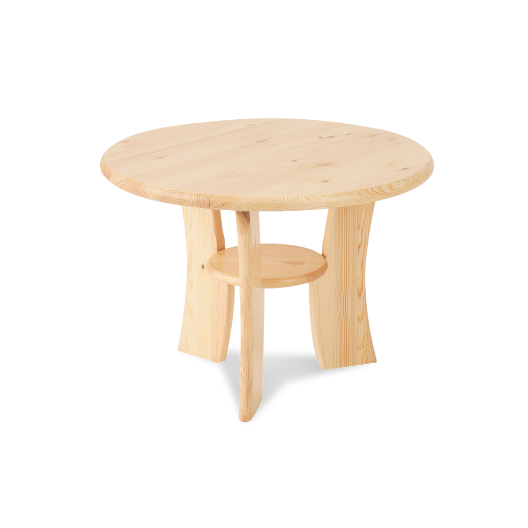 Claudia Couchtisch Bio Kiefer Massivholz – Beistelltisch