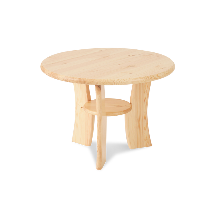 Claudia coffee table side table living room table | 100% organic pine solid wood