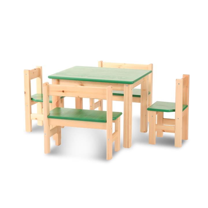 Leo children table | gaming table | pine solid wood | 100% organic solid wood